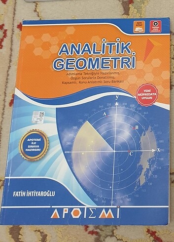 Apotemi Analitik Geometri kitabının 26-30 sayfaları, 39-42 sayf