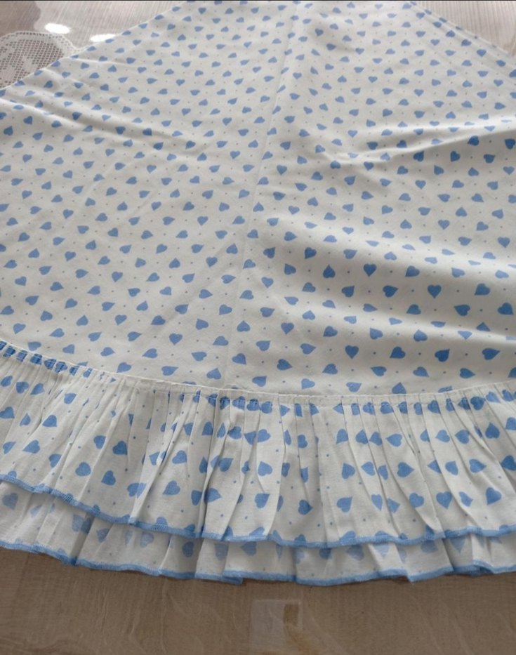 Mavi Kalp Desenli Mutfak Önlüğü - Görsel 2