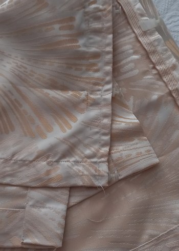 Bej Bohem Tarzı Düz Desensiz Perde - Görsel 8