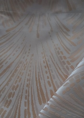 Bej Bohem Tarzı Düz Desensiz Perde - Görsel 5