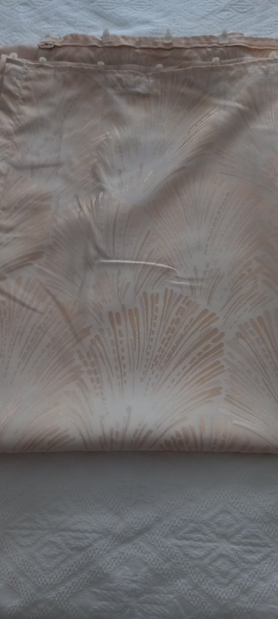 Bej Bohem Tarzı Düz Desensiz Perde - Görsel 3