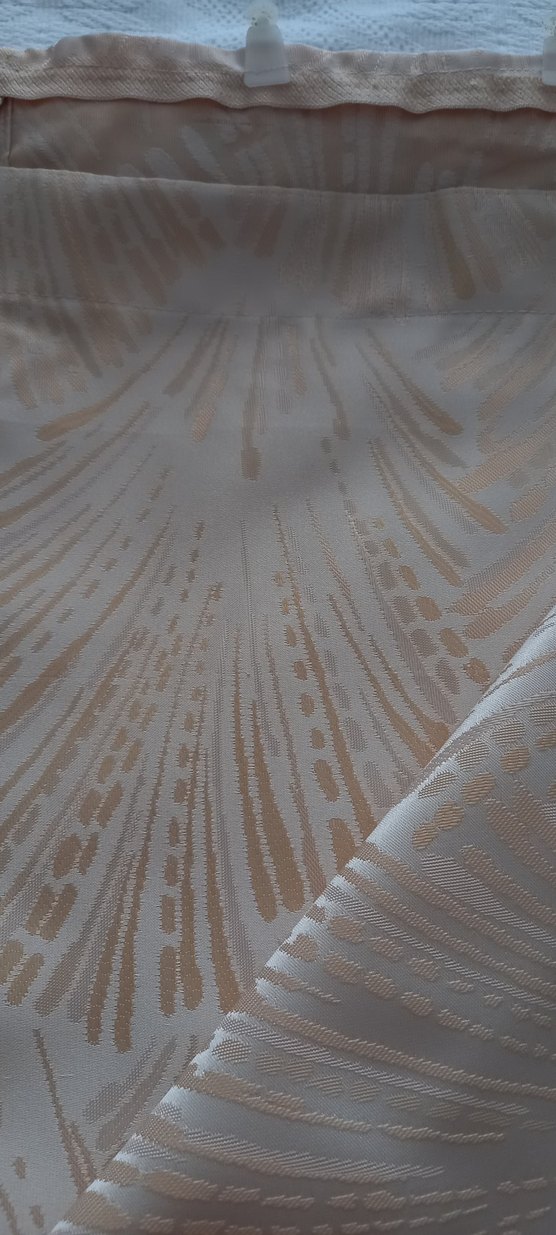 Bej Bohem Tarzı Düz Desensiz Perde - Görsel 5