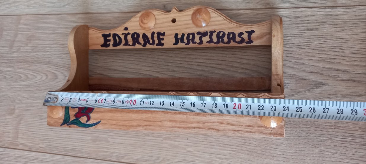 Renkli Ahşap Rafı - Görsel 5