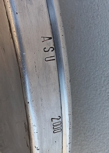 Gri Yuvarlak Metal alimiyum Tepsi - Görsel 3