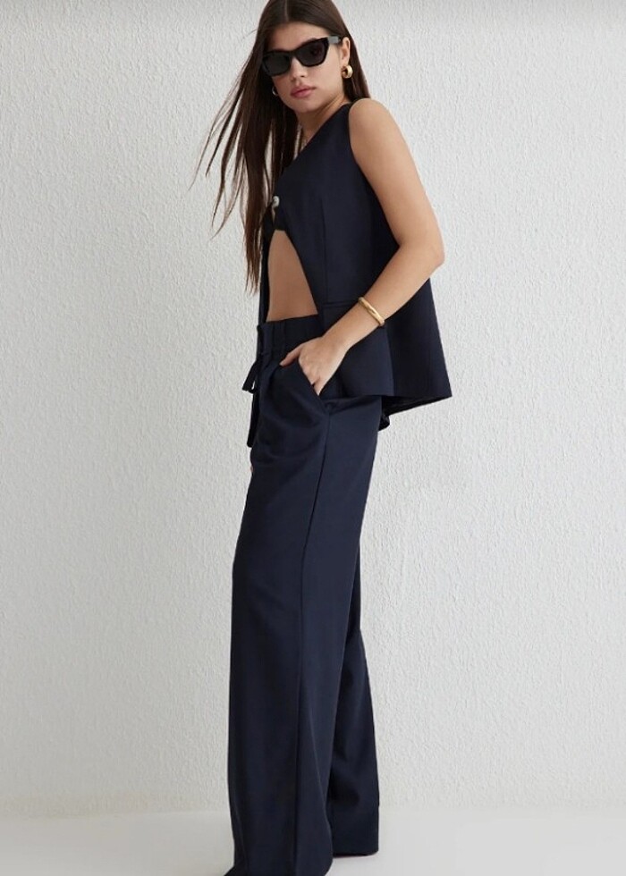 GENİŞ PAÇA PANTOLON - Görsel 3