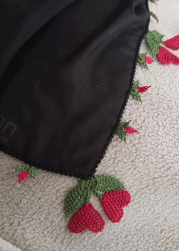 Renkli Nakışlı Dantel Broş - Görsel 4