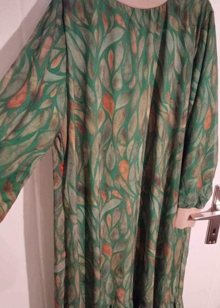 Uzun tesettür elbise  - Görsel 2