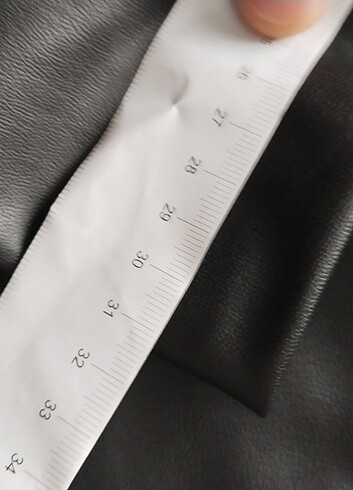 Zara deri pantolon etiketi üstünde - Görsel 5