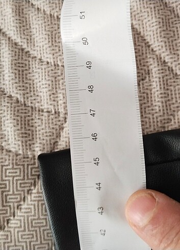 Zara deri pantolon etiketi üstünde - Görsel 7