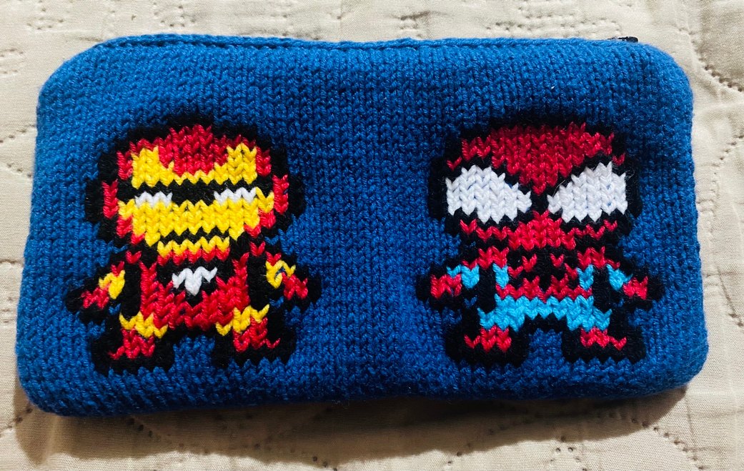 Renkli Örgü Çocuk Aksesuarları- Kalem kutusu- kalemlik - Görsel 5