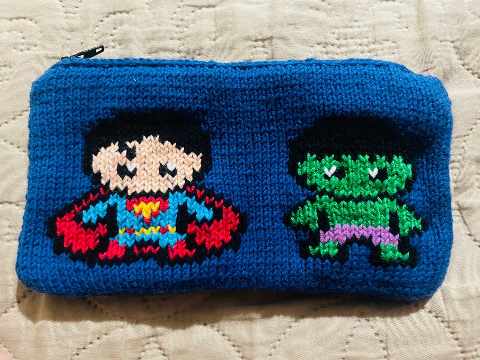 Renkli Örgü Çocuk Aksesuarları- Kalem kutusu- kalemlik - Görsel 4