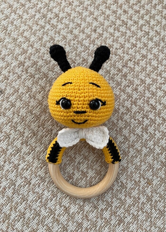 Amigurumi arı yeni doğan seti - Görsel 3