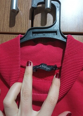 Boğazlı sweatshirt 