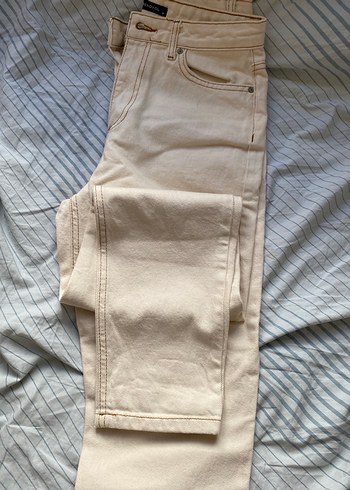 Trendyol & Milla Bej Kadın kot pantalon