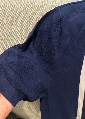 Gri Erkek Uzun Kollu Polo Tişört triko - Görsel 4