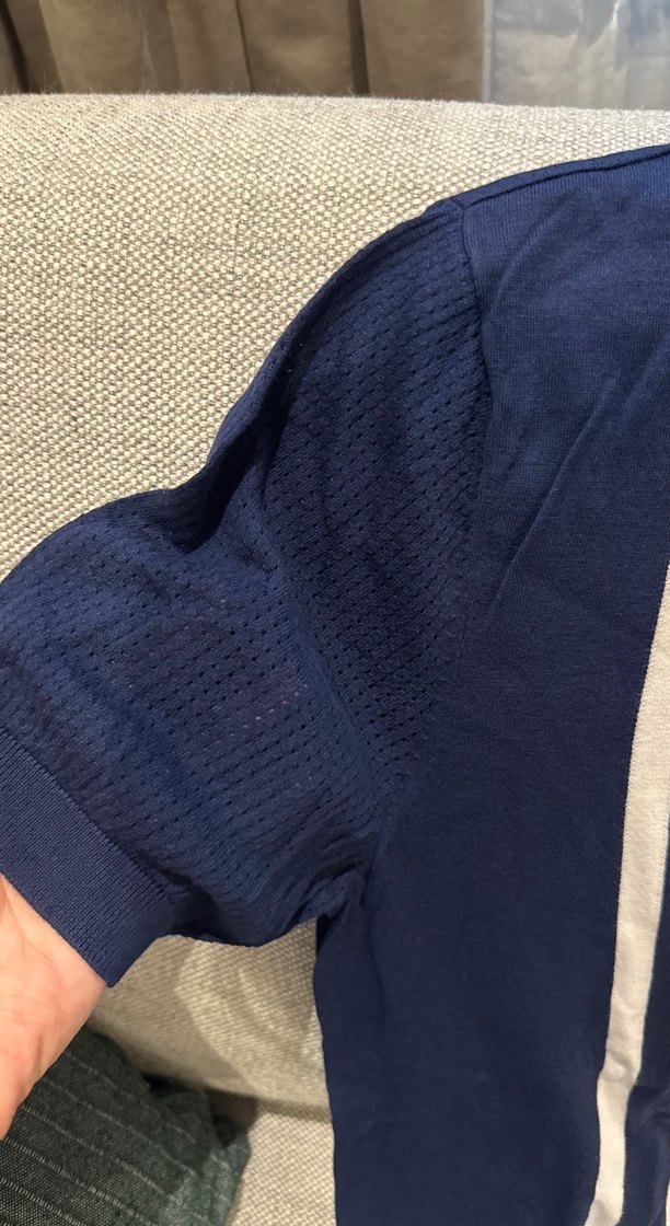 Gri Erkek Uzun Kollu Polo Tişört triko - Görsel 4