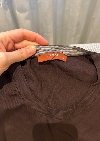 Damat triko Kahverengi Erkek Kısa Kollu Tişört - Görsel 4