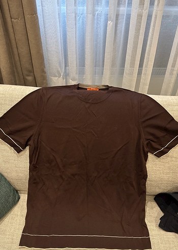 Damat triko Kahverengi Erkek Kısa Kollu Tişört - Görsel 3