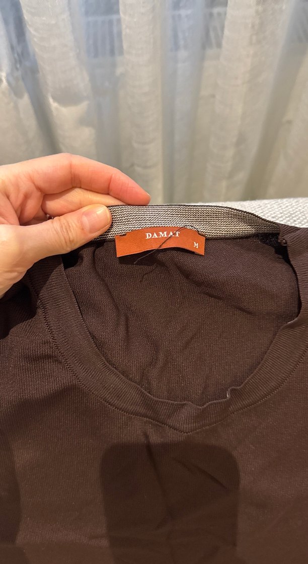 Damat triko Kahverengi Erkek Kısa Kollu Tişört - Görsel 4
