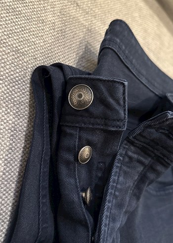 W Collection Düğmeli Siyah Erkek Kot Pantolon - Görsel 7