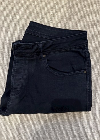 W Collection Düğmeli Siyah Erkek Kot Pantolon - Görsel 8