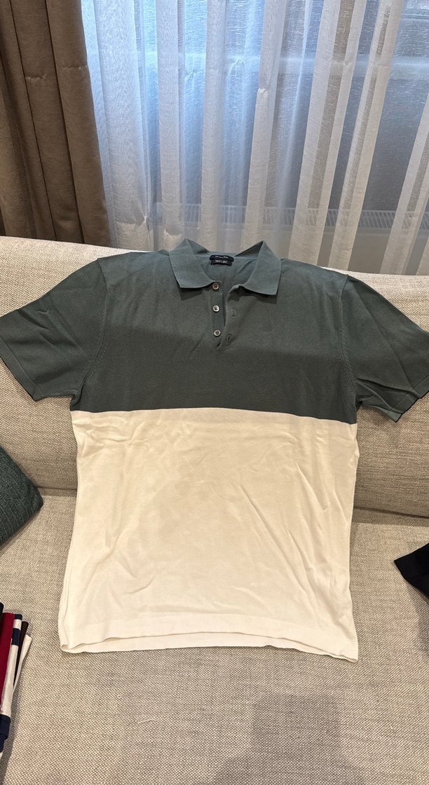 Massimo Gri Düğmeli Erkek Polo Tişört - Görsel 3