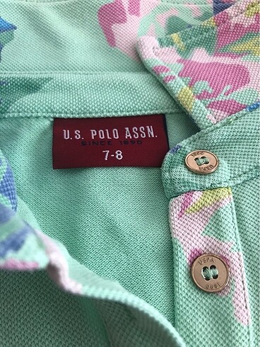 7 Yaş Beden çeşitli Renk Polo tişört