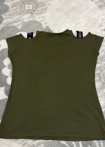 Kız Çocuk Yeşil Baskılı Askılı Tişört-LCW - Görsel 3