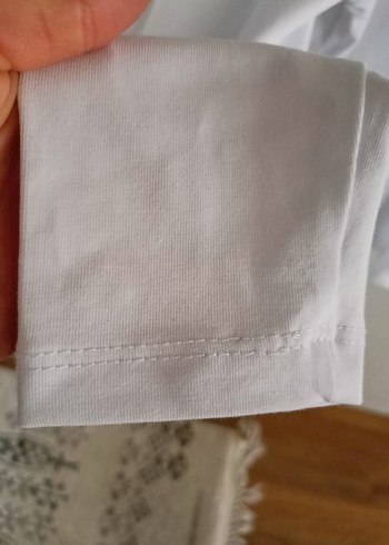 Beyaz Çocuk Uzun Kollu Tişört - Görsel 4