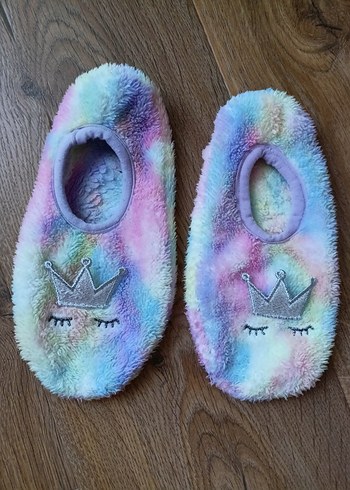 PENTİ Kızlar için Pastel Renkli Peluş Ev Patiği 27/30 - Görsel 4