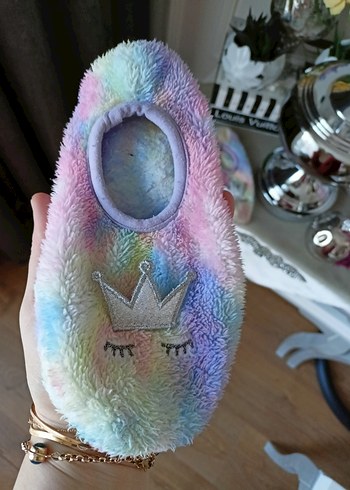 PENTİ Kızlar için Pastel Renkli Peluş Ev Patiği 27/30 - Görsel 2