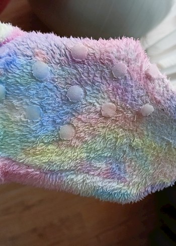 PENTİ Kızlar için Pastel Renkli Peluş Ev Patiği 27/30 - Görsel 5