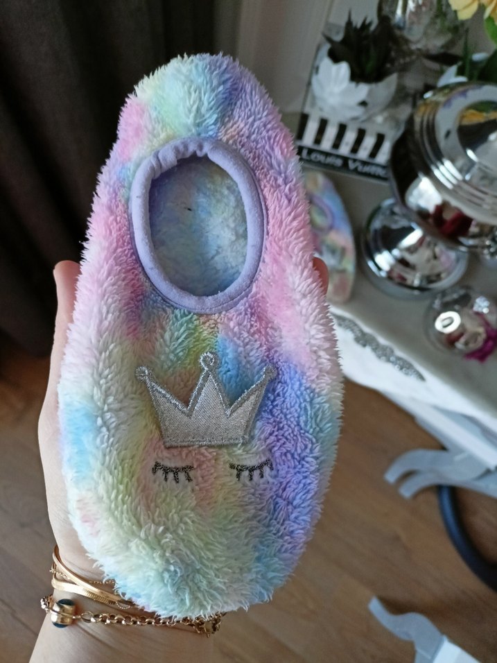 PENTİ Kızlar için Pastel Renkli Peluş Ev Patiği 27/30 - Görsel 2