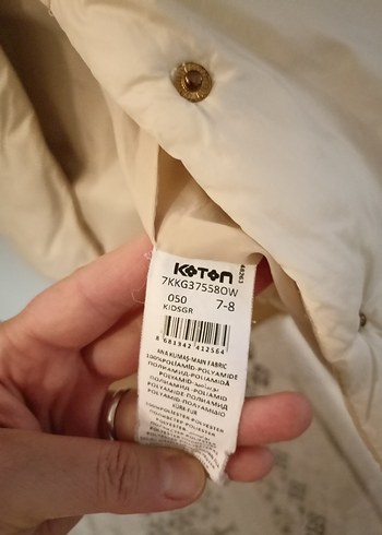 Peluş Detaylı Beyaz Kiz çocuk Yelek - Görsel 3