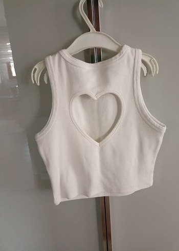 Beyaz Kız Çocuk Atlet 11/12 yaş - Görsel 3