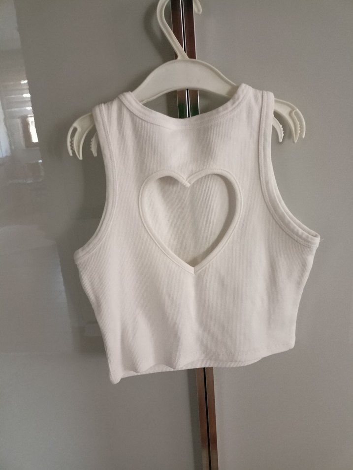 Beyaz Kız Çocuk Atlet 11/12 yaş - Görsel 3