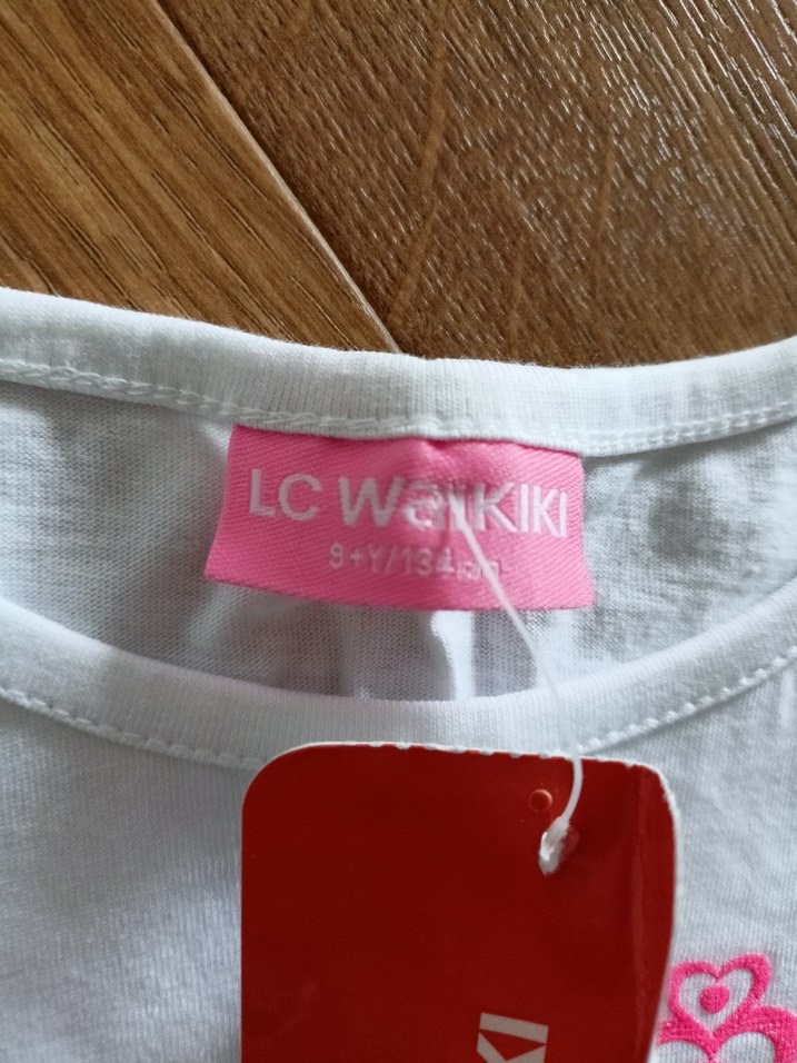 Kız Çocuk Baskılı Kısa Kollu Tişört - Görsel 2