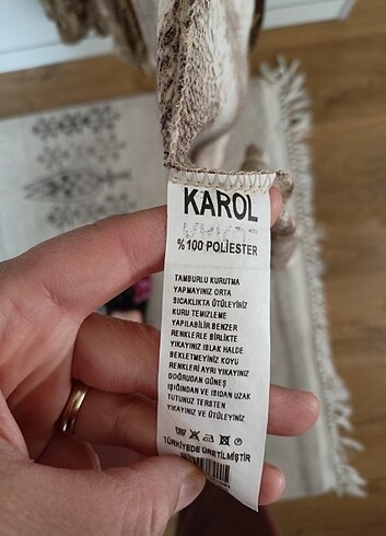 Arzu Kaprol Karol 40 beden Yılan desenli Elbise