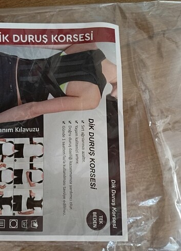 l Beden siyah Renk Dik Duruş Korsesi