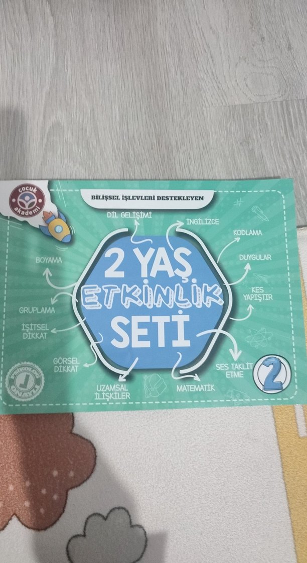 2 Yaş Etkinlik Seti - Bilişsel Destek Kitabı - Görsel 3