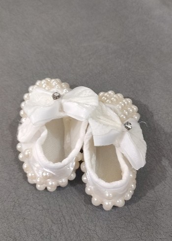 Klasik İnci Detaylı Kız Çocuk Özel Ayakkabı - Görsel 4