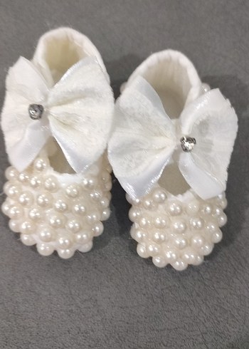 Klasik İnci Detaylı Kız Çocuk Özel Ayakkabı - Görsel 5