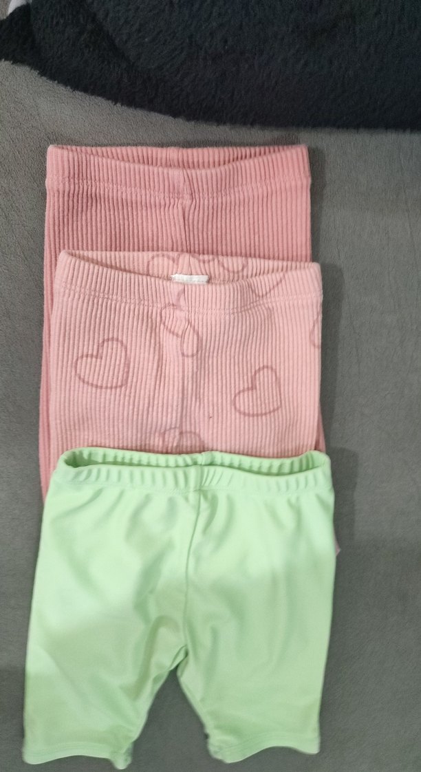 Kız Çocuk Pastel Renkli Tayt Seti - Görsel 3