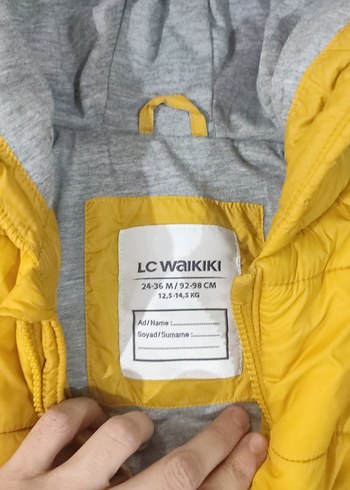 Sarı Kapüşonlu Erkek Çocuk Leopar Desenli Yelek - Görsel 5