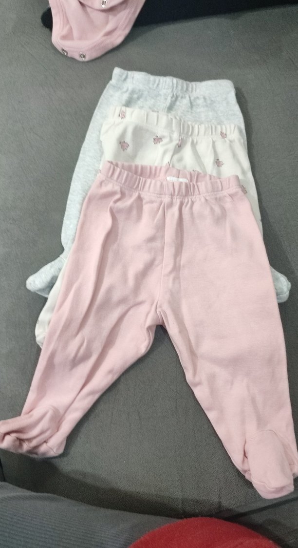 Kız Çocuk Pamuklu Pastel Pantolon Seti - Görsel 3