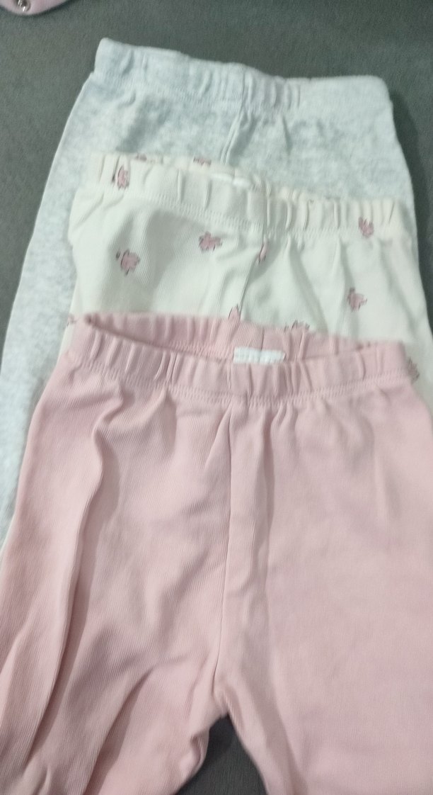 Kız Çocuk Pamuklu Pastel Pantolon Seti - Görsel 2