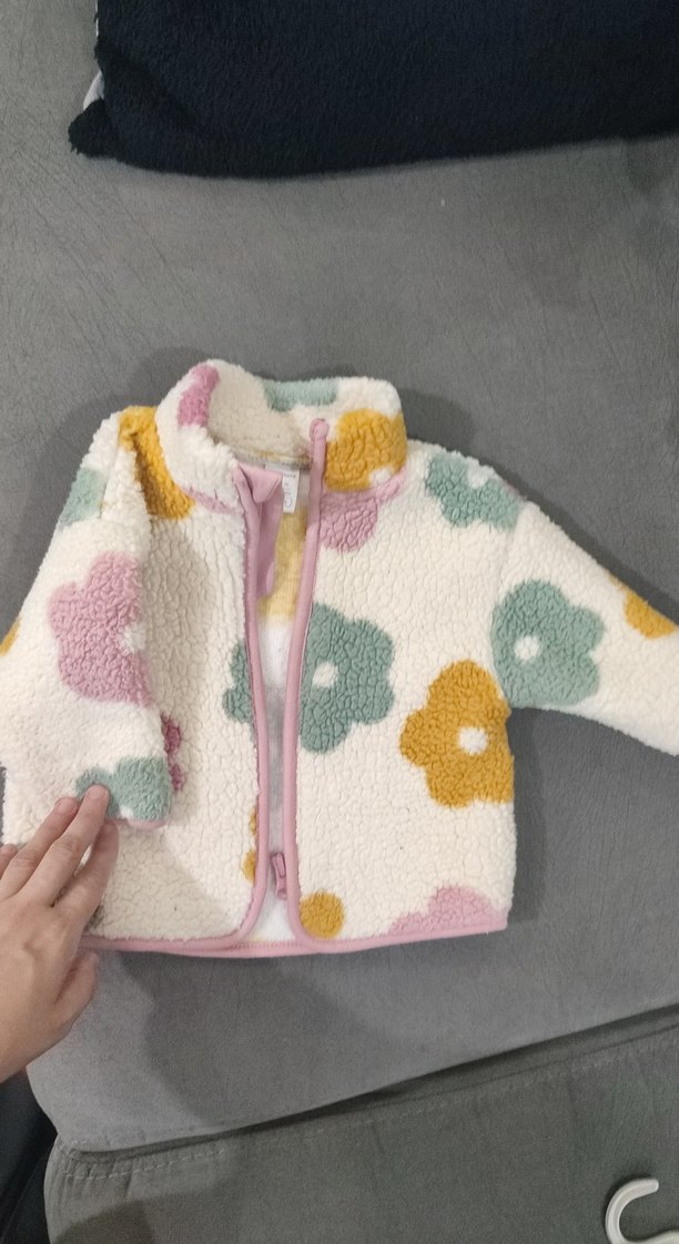 Çiçek Desenli Bohem Kız Ceket - Görsel 2