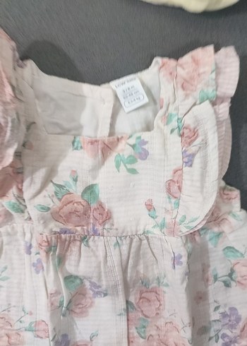 Pembe Çiçekli Bebek Tulum - Görsel 5