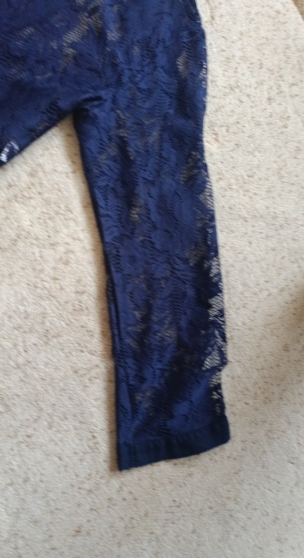 Kız Çocuk Lacivert Düğmeli Bolero - Görsel 3