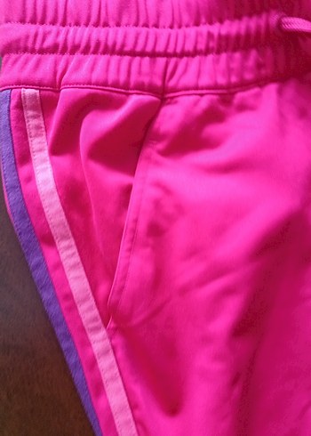 Fermuarlı Pembe Kadın Spor Eşofman Altı - Görsel 5